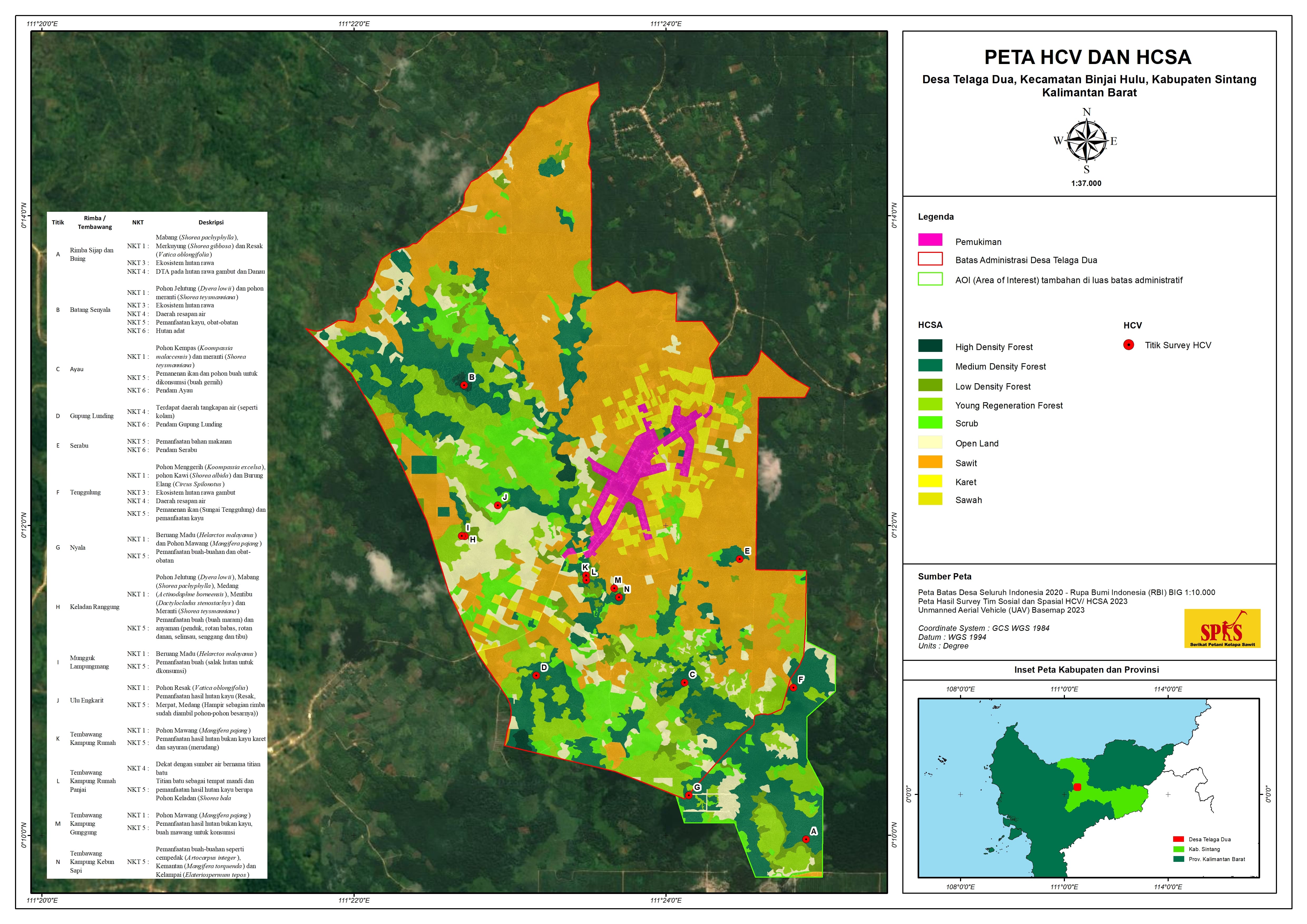 Map Telaga Dua