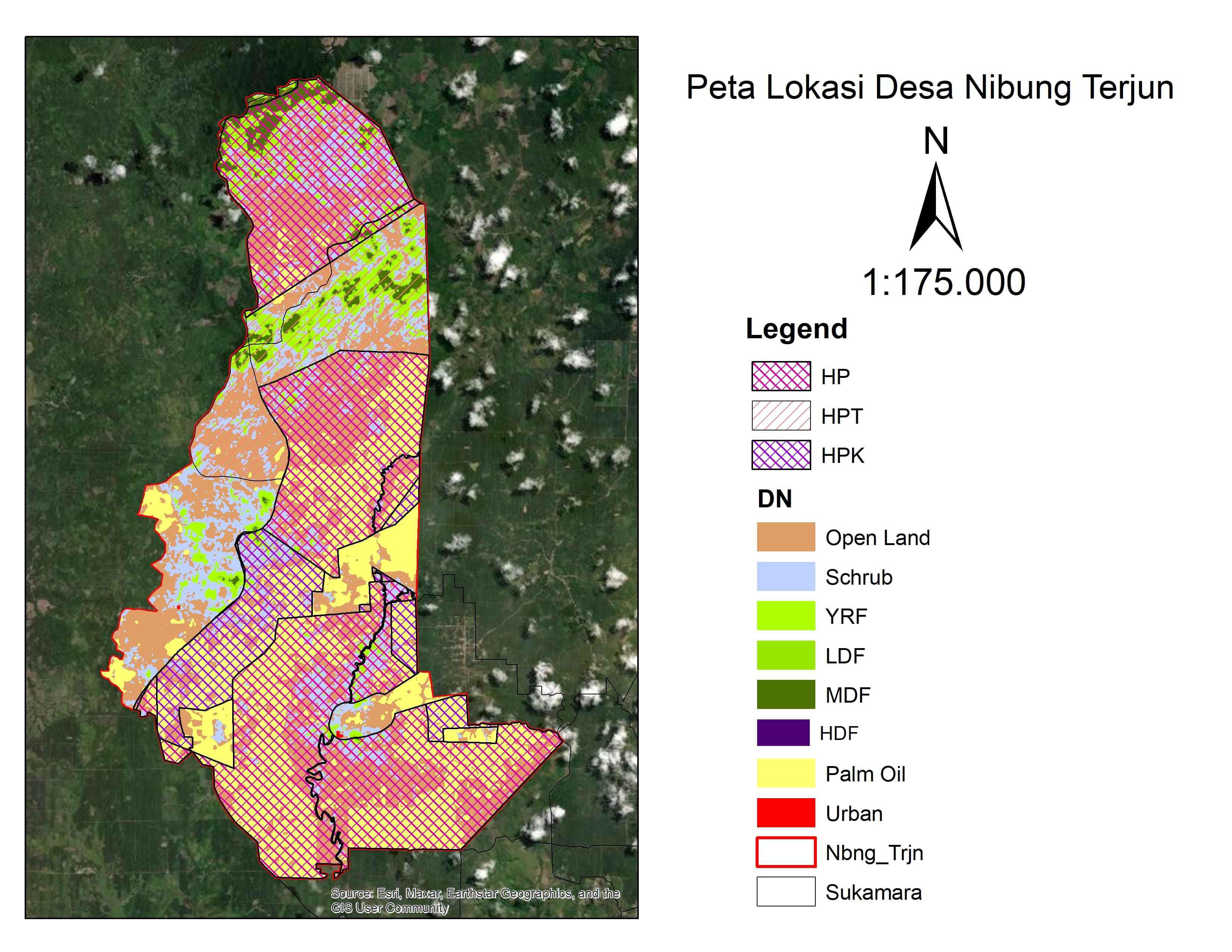 Map Nibung Terjun