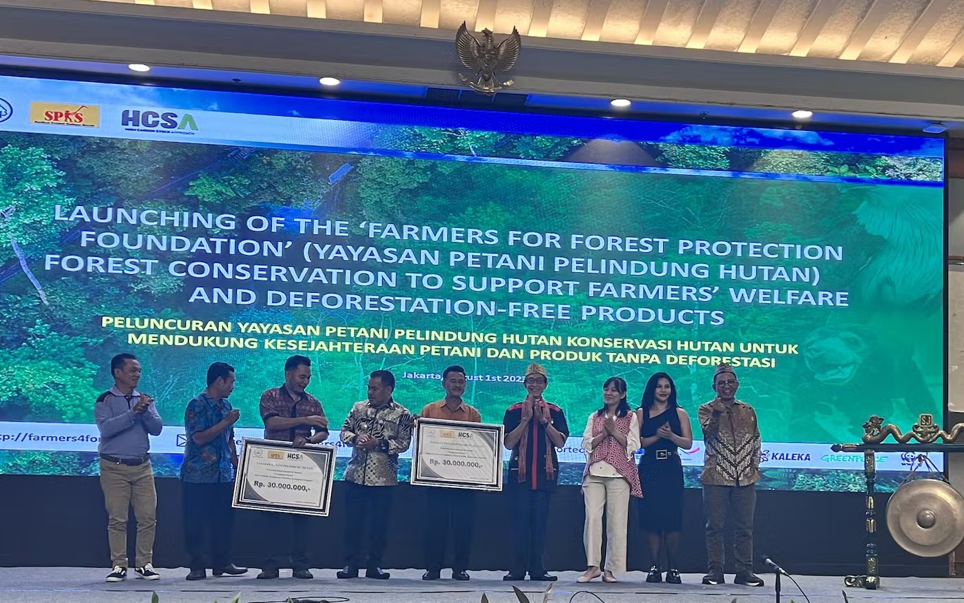 Gandeng Komunitas Mayarakat Adat, SPKS Luncurkan Yayasan Petani Pelindung Hutan
